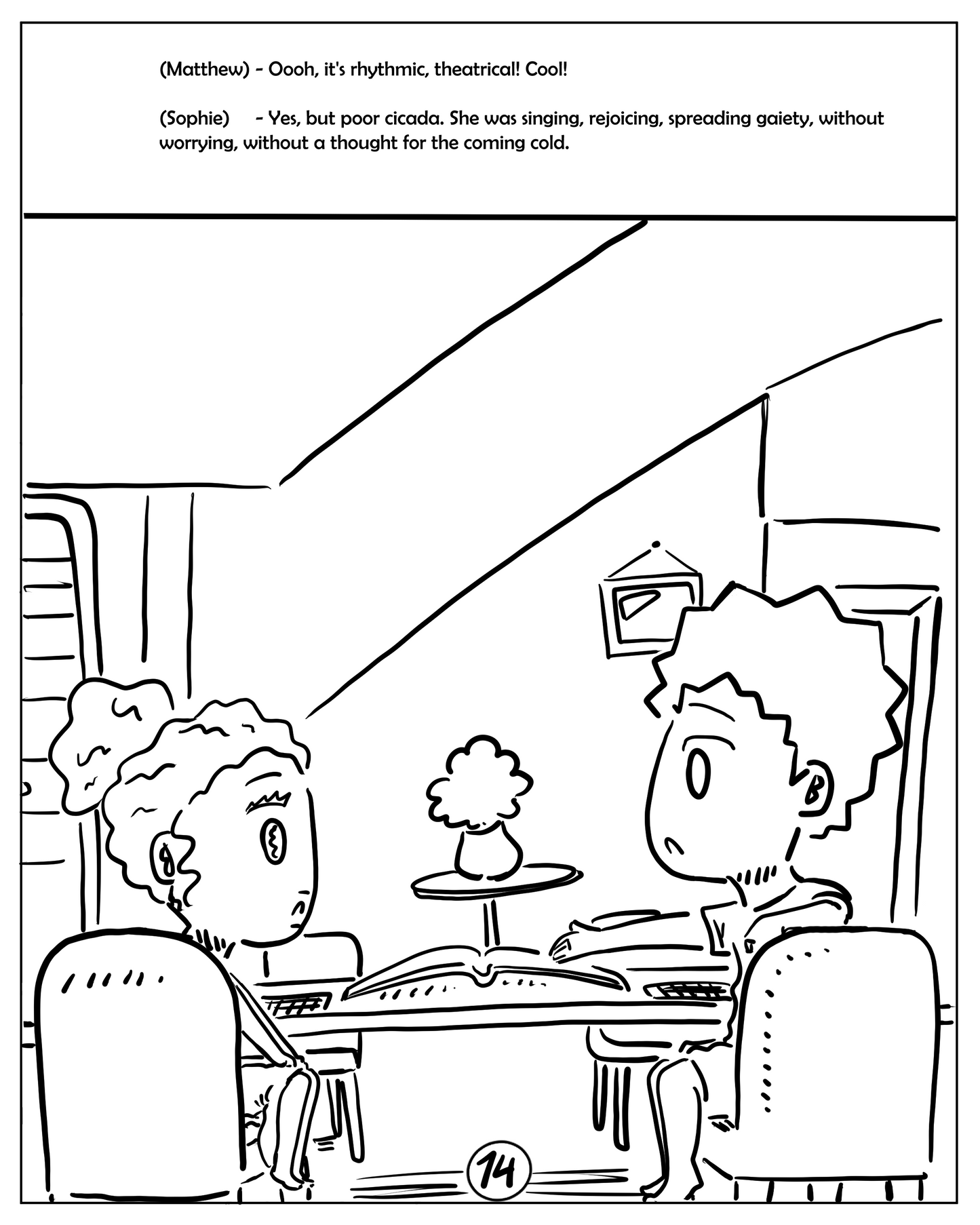 EN: Sophie and Matthew. The Fables of La Fontaine. Book I