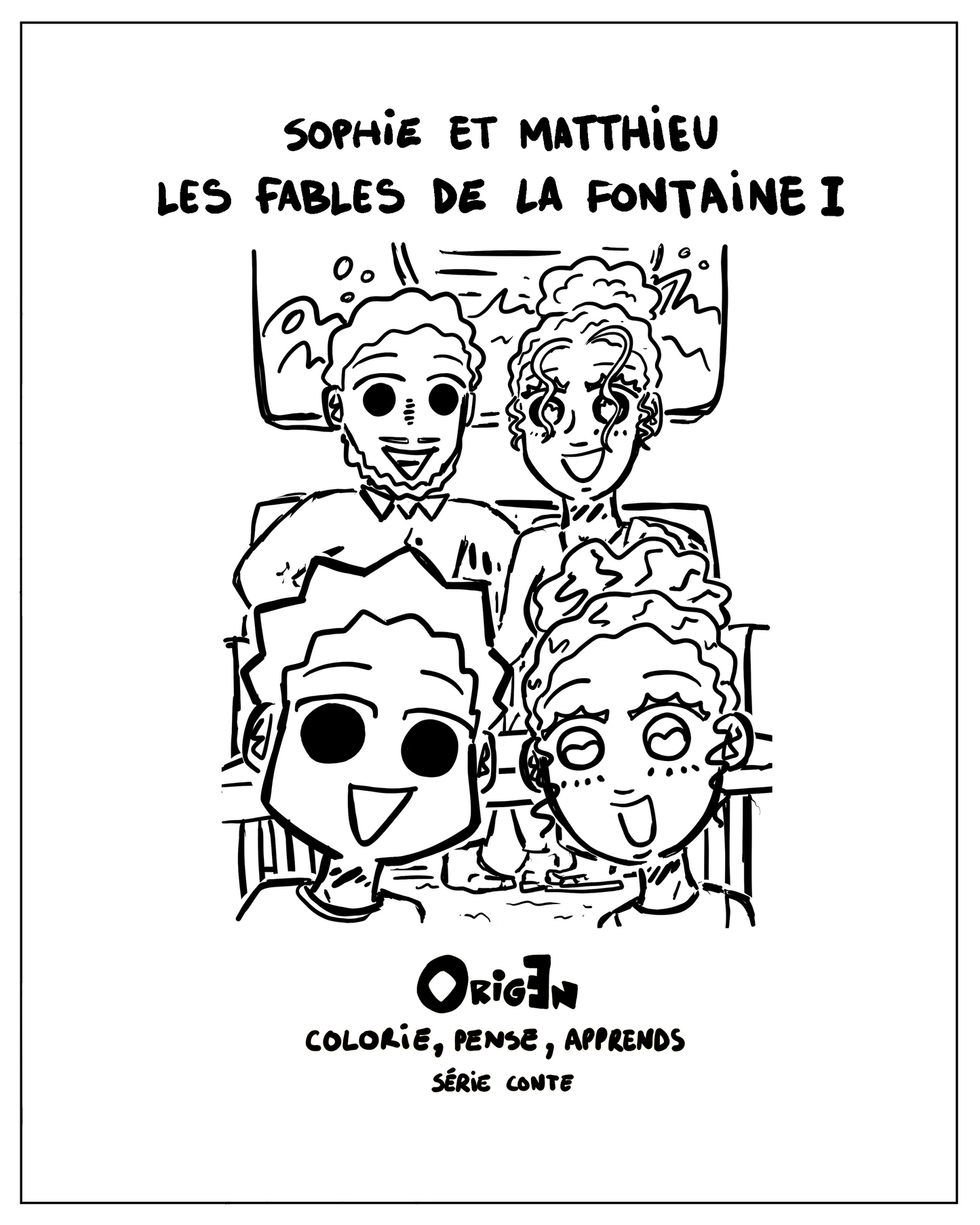 FR: Sophie et Matthieu. Les Fables de La Fontaine. Livre I