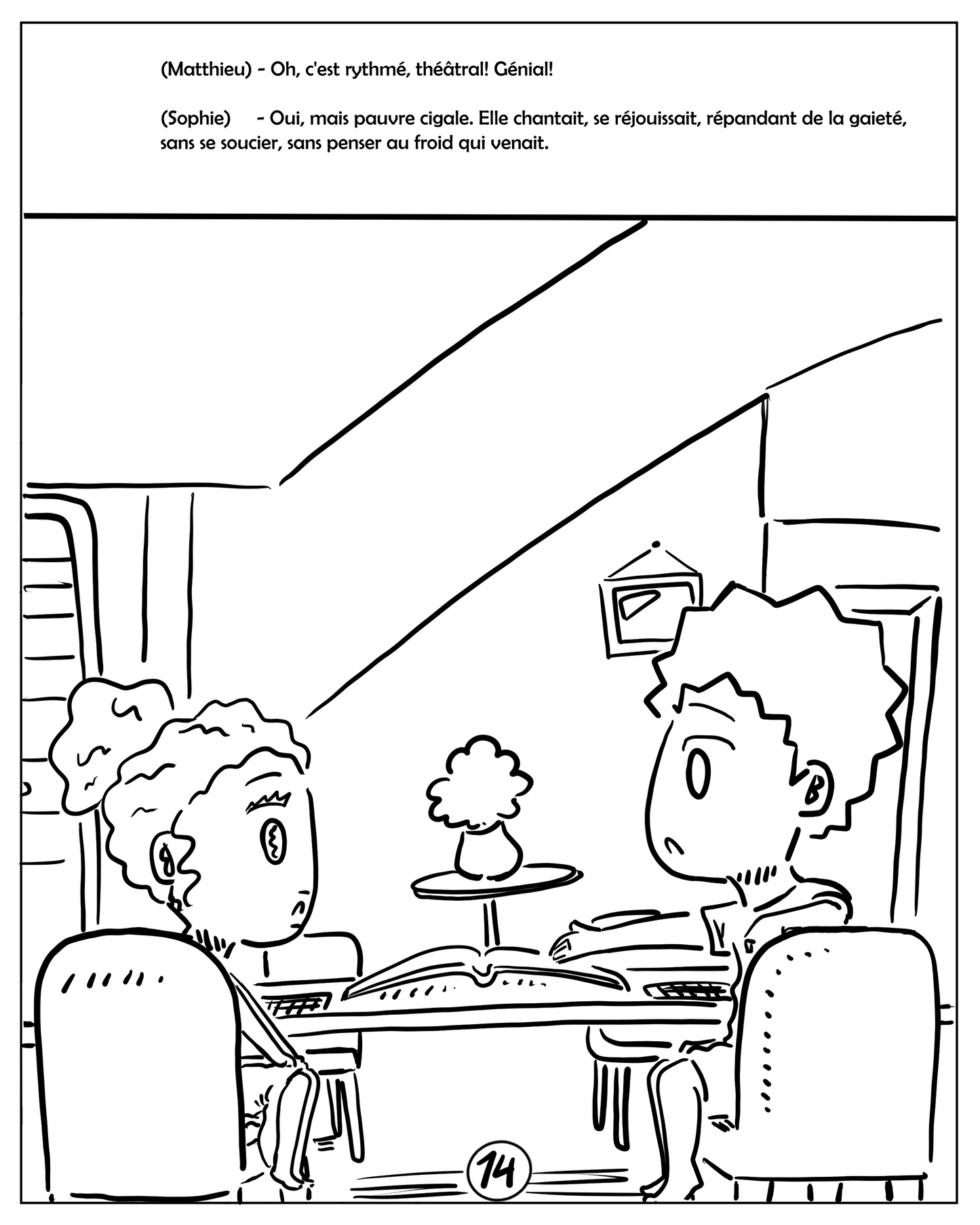 FR: Sophie et Matthieu. Les Fables de La Fontaine. Livre I