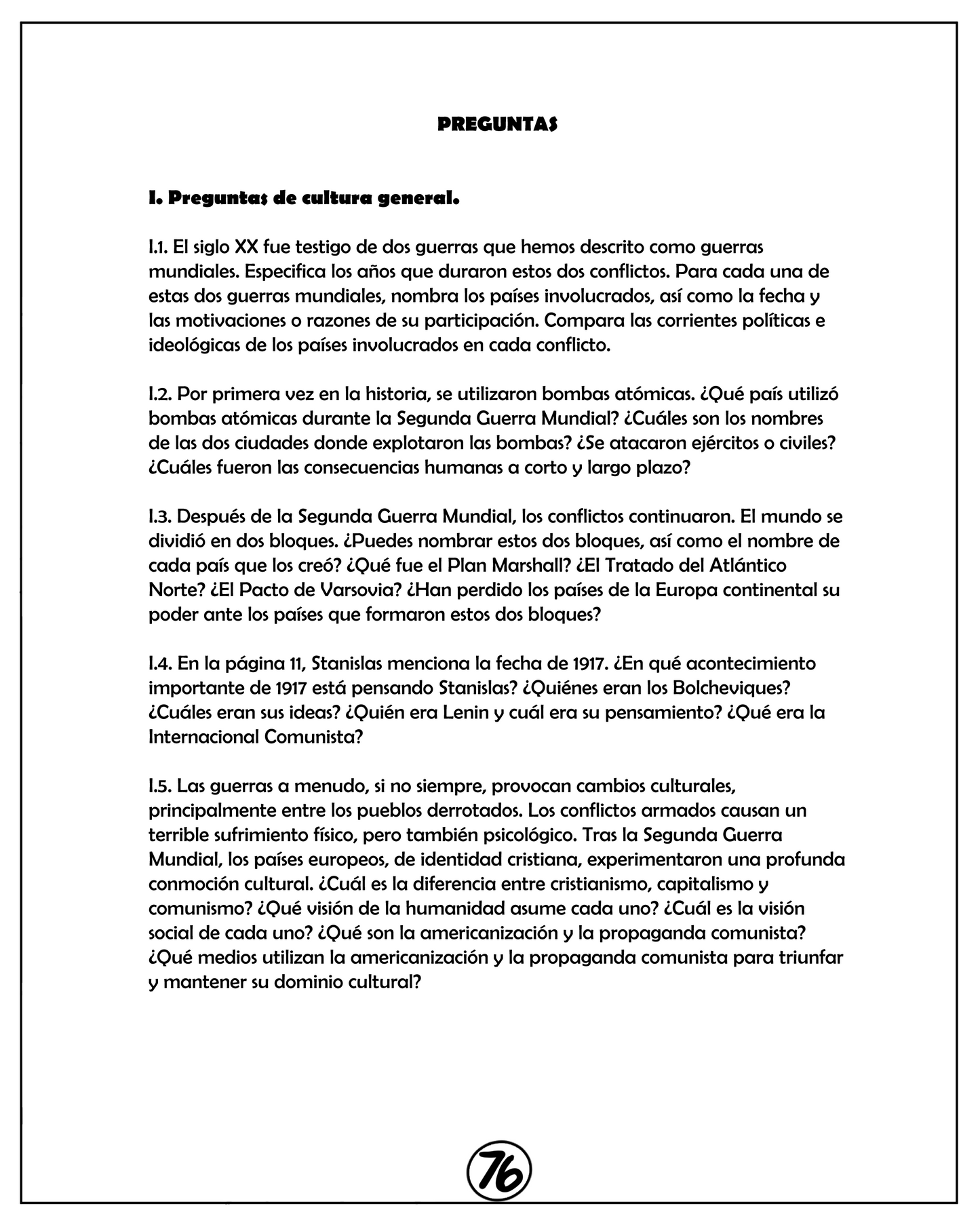 ESP: Los Expatriados. Libro I