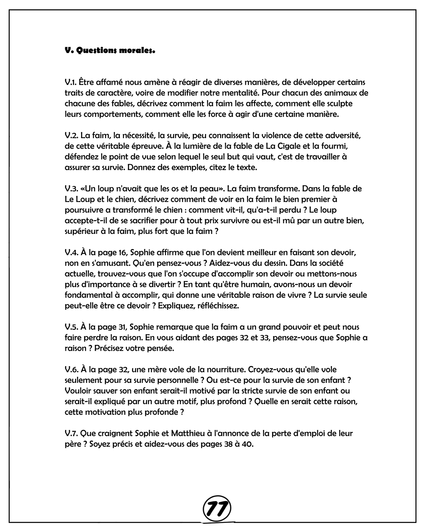 FR: Sophie et Matthieu. Les Fables de La Fontaine. Livre I