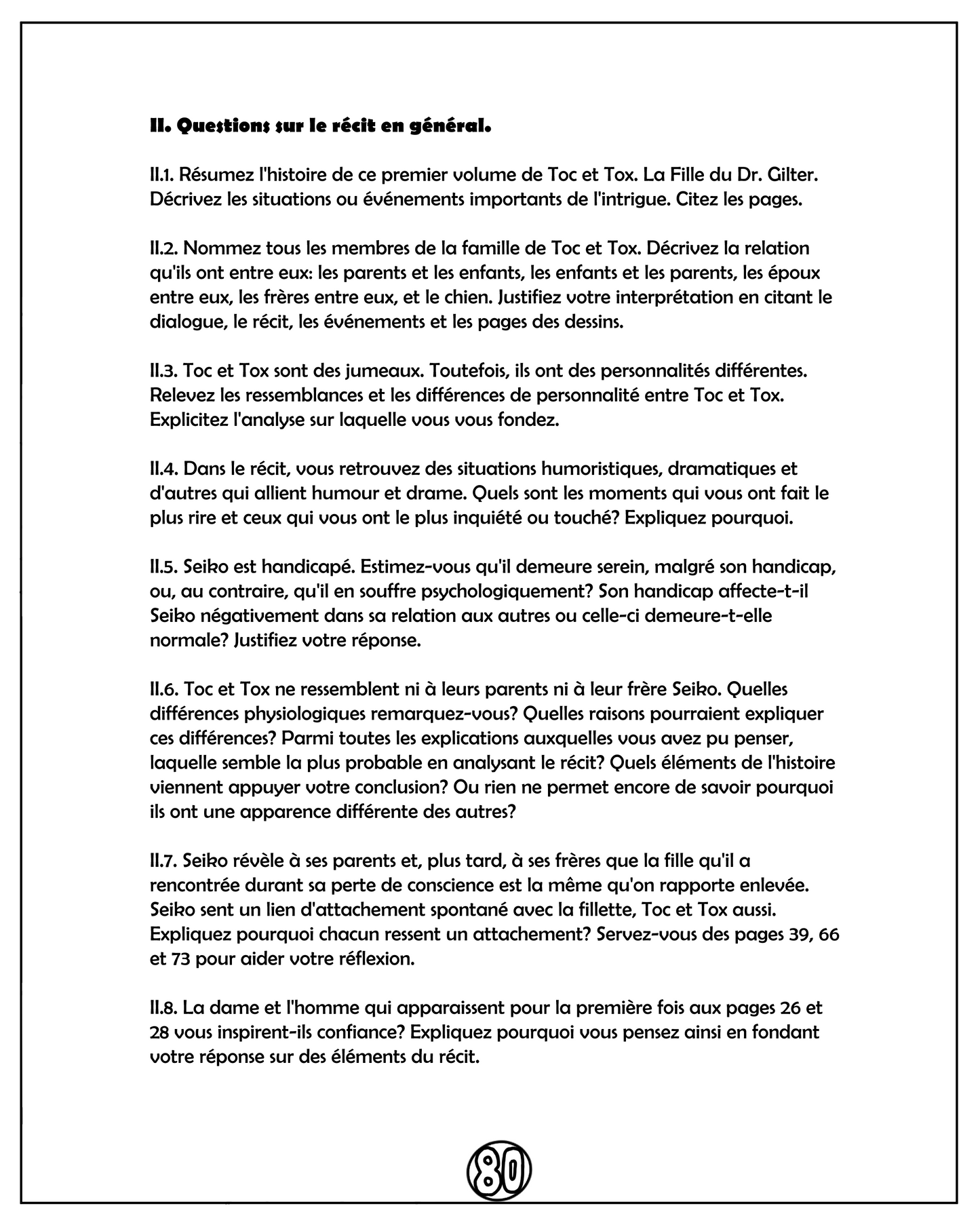 FR: Toc et Tox. La Fille du Dr. Gilter. Livre I