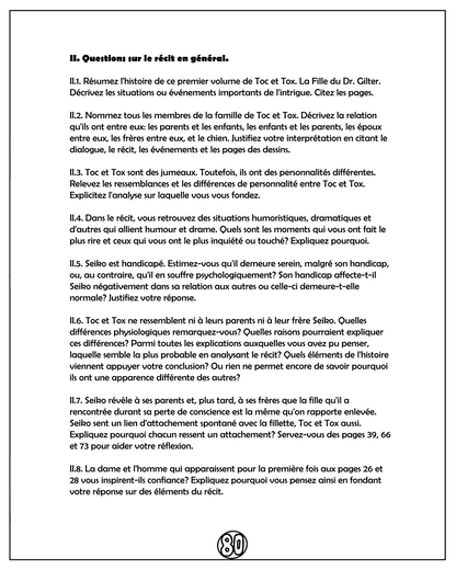 FR: Toc et Tox. La Fille du Dr. Gilter. Livre I