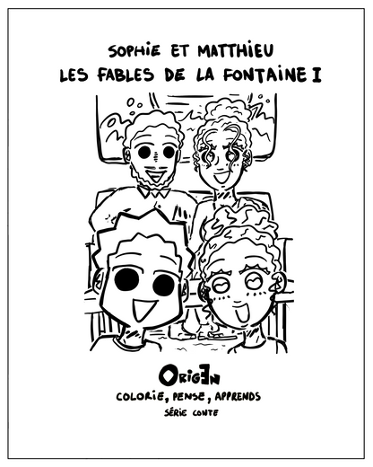 FR: Sophie et Matthieu. Les Fables de La Fontaine. Livre I