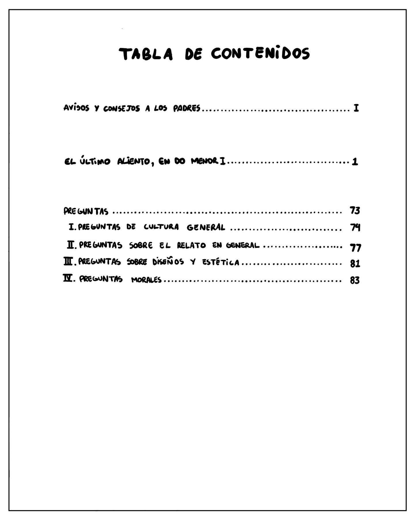 ESP: El Último Aliento, en do menor. Libro I