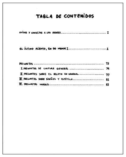 ESP: El Último Aliento, en do menor. Libro I