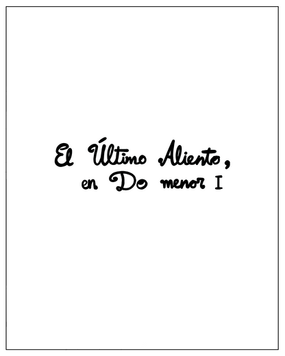 ESP: El Último Aliento, en do menor. Libro I