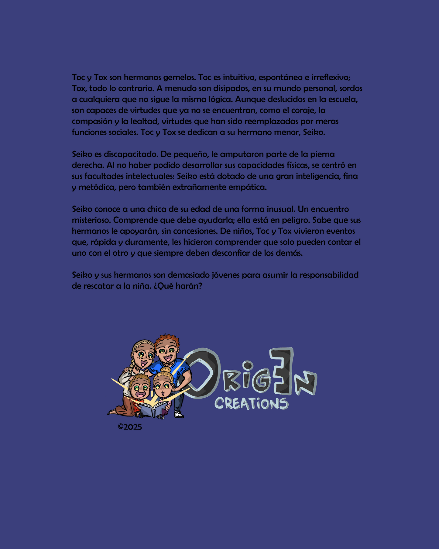 ESP: Toc y Tox. La Hija del Dr. Gilter. Libro I